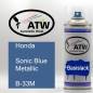 Preview: Honda, Sonic Blue Metallic, B-33M: 400ml Sprühdose, von ATW Autoteile West.